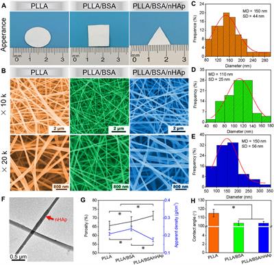 A Nanofiber Mat With Dual Bioactive Components and a Biomimetic Matrix Structure for Improving Osteogenesis Effect